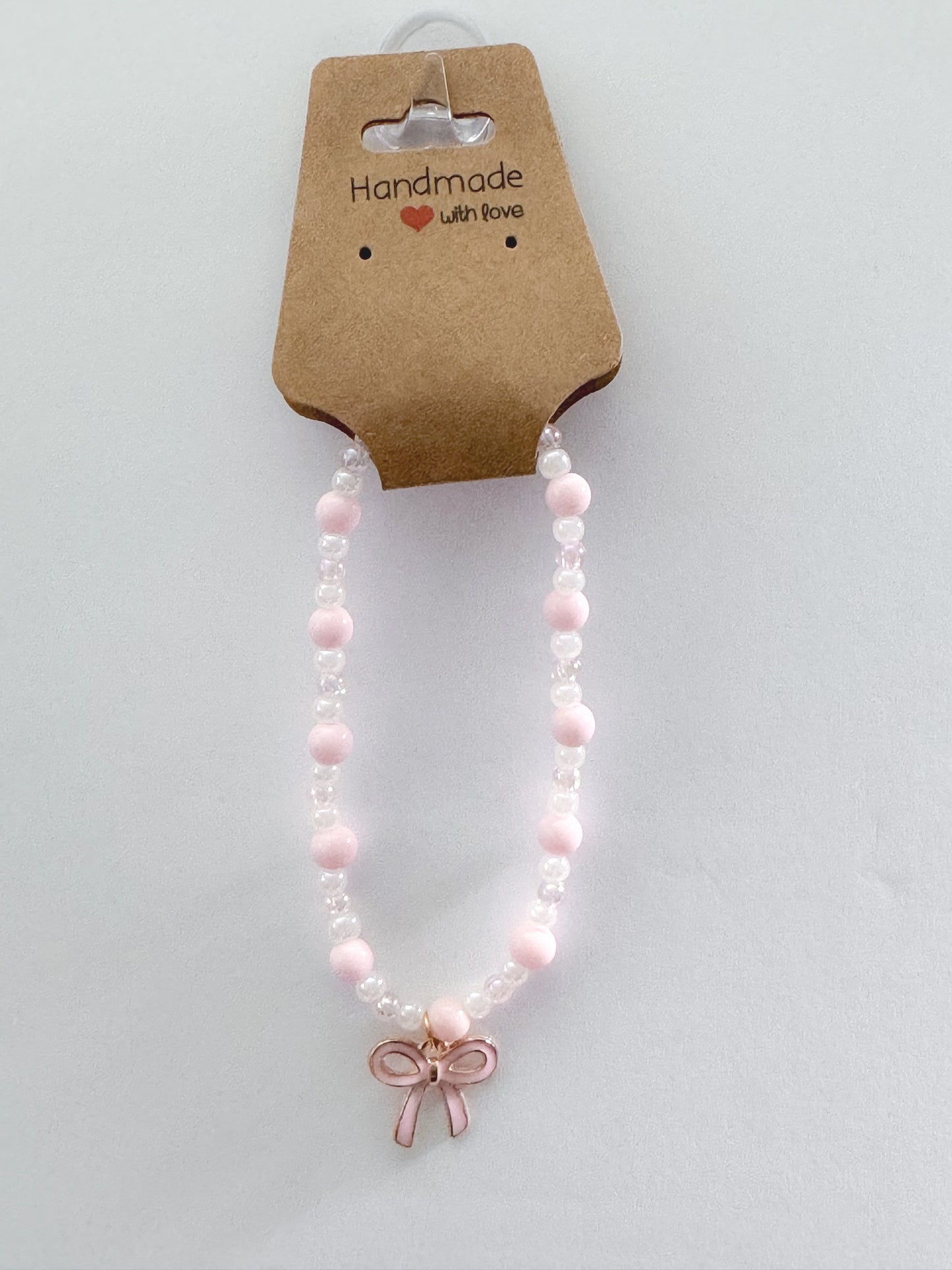 Blush Bow Bracelet