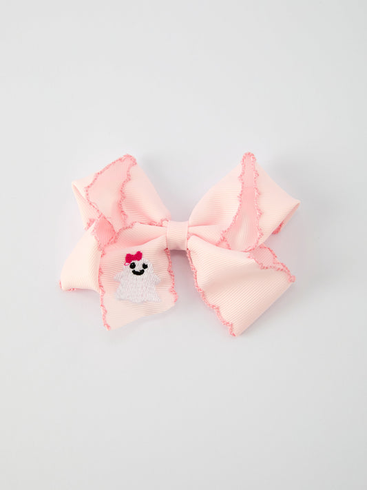 Halloween Ghost Bow Hairpin 3.9 Inch