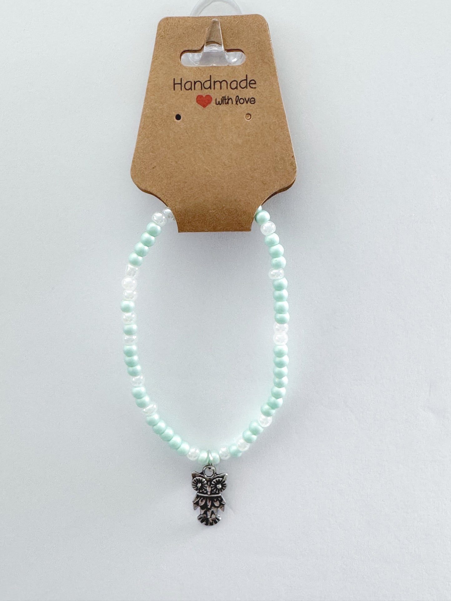 Mint Owl Bracelet