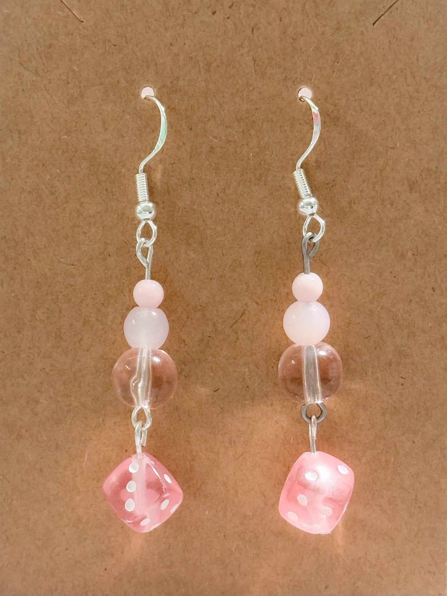 Pink Lucky Dice Drops