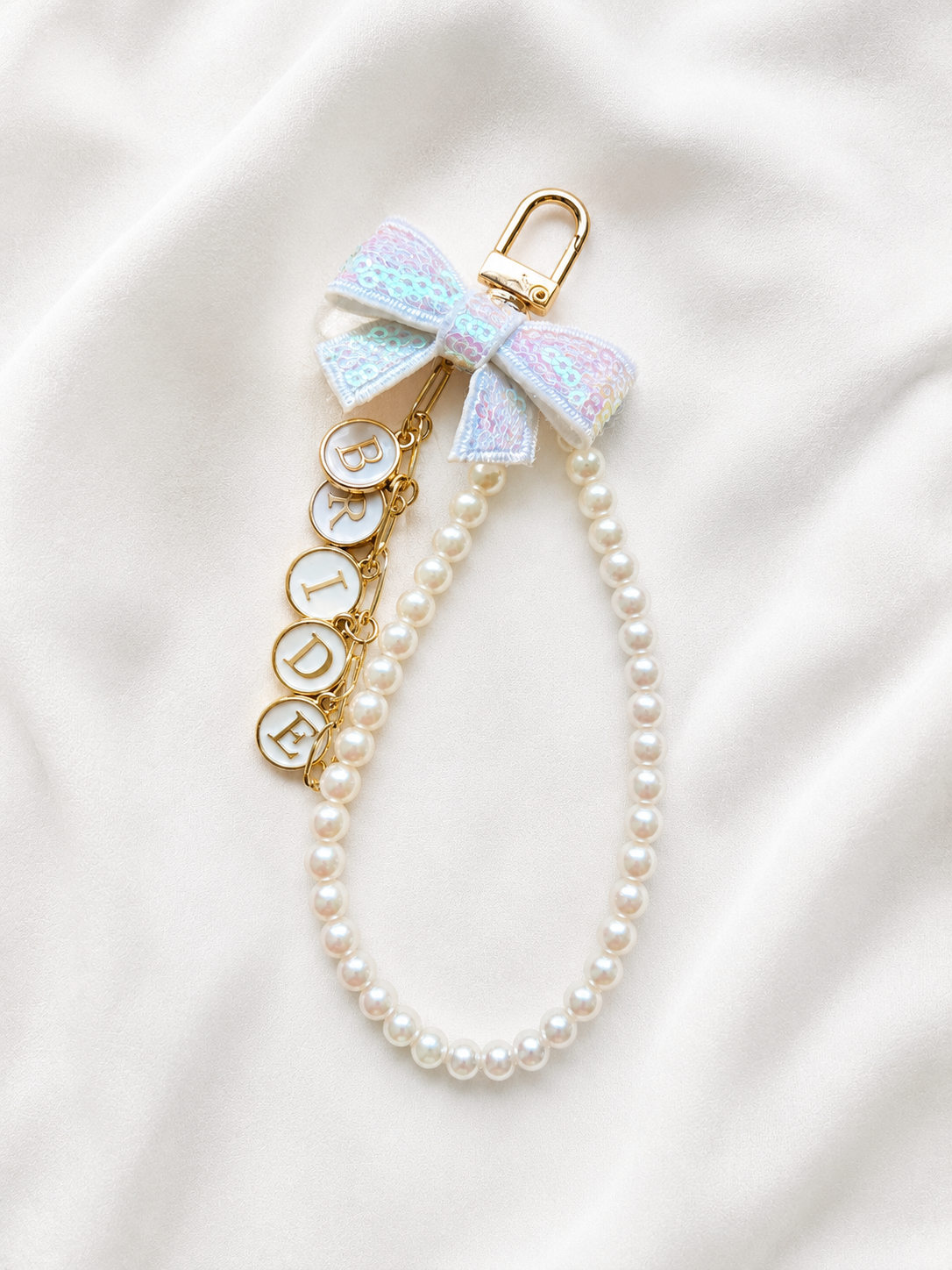 Bride Era Pearl Keychain Charm