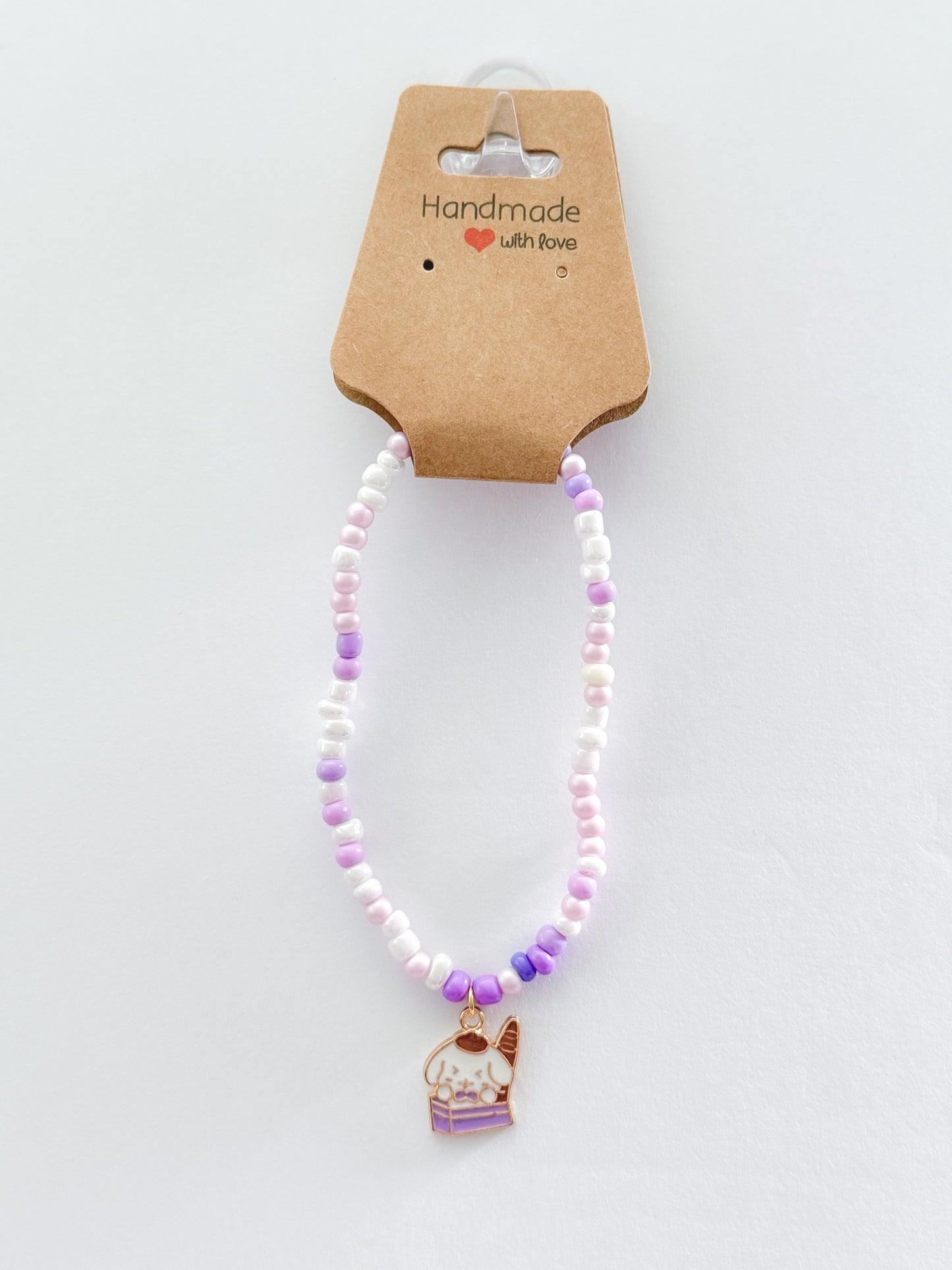 Sweet Lavender Charm Bracelet