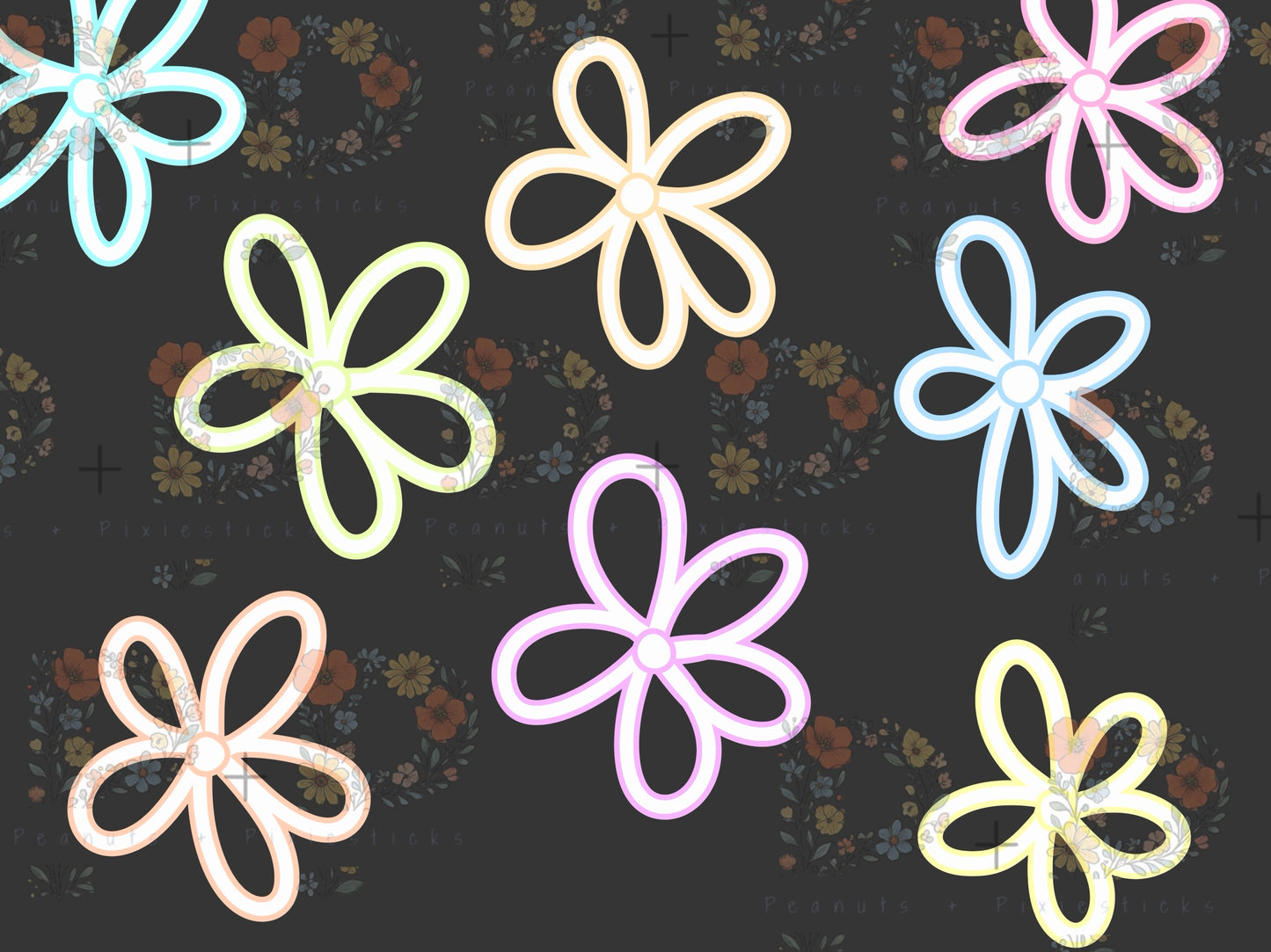 Neon Flowers
