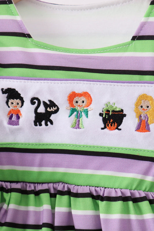 Spellbound Sisters Embroidered Bloomer Set