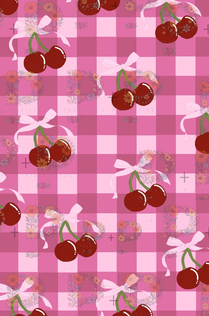Pink Cherry Gingham