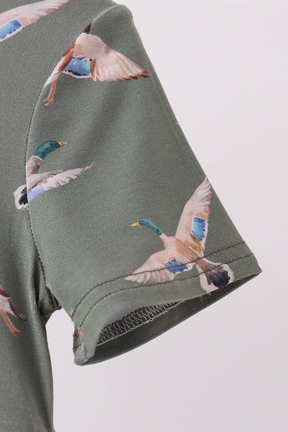 Green Mallard Bamboo Jumpsuit