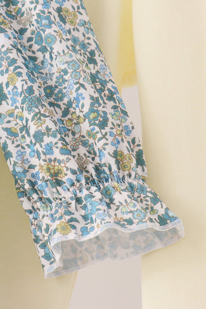 Sage Floral Smocked Pants Set