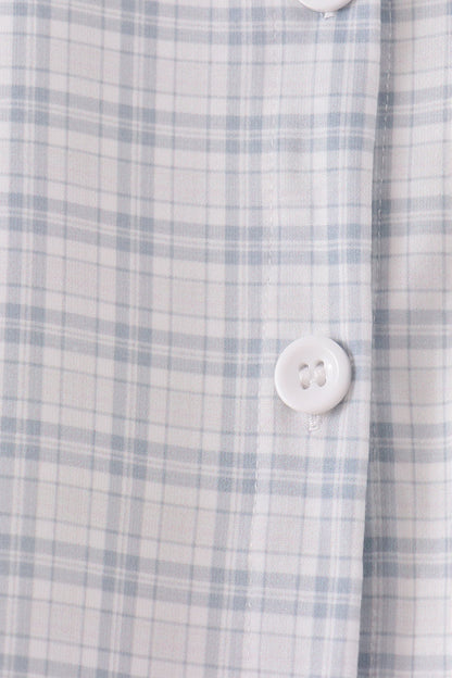 Plaid button down shirt