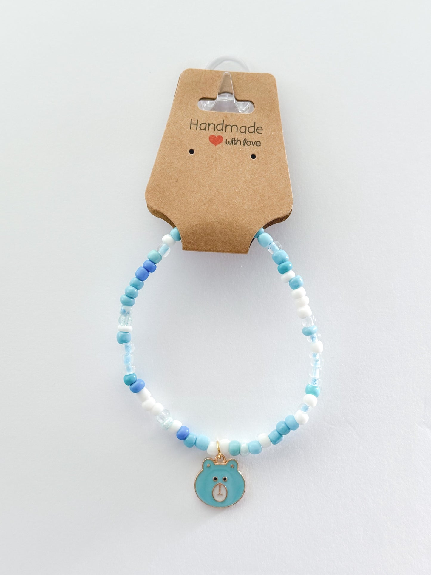 Blue Bear Charm Bracelet