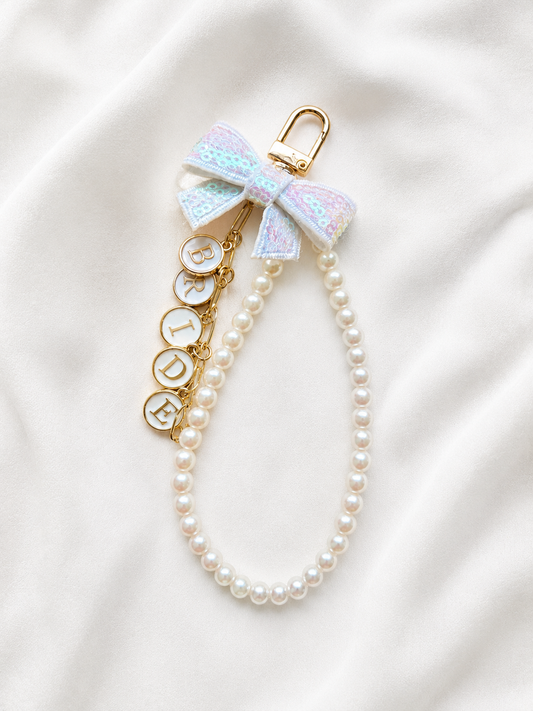 Bride Era Pearl Keychain Charm