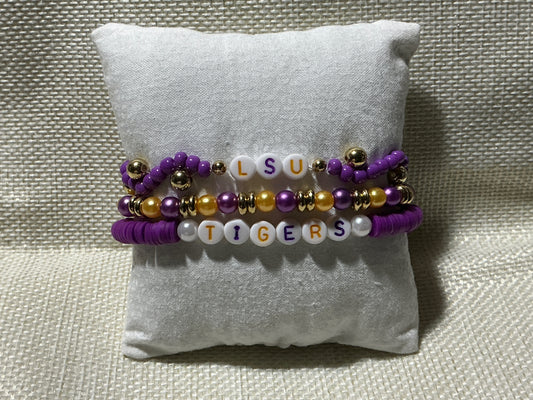 College Game Day Bracelet Stacks