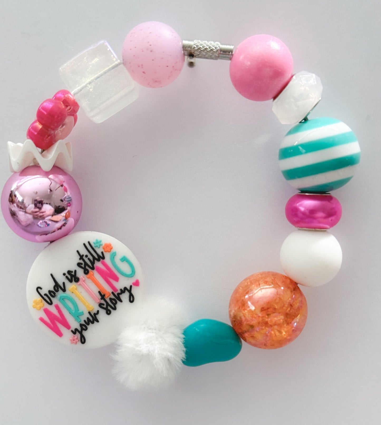 Still Writing Cup Charm
