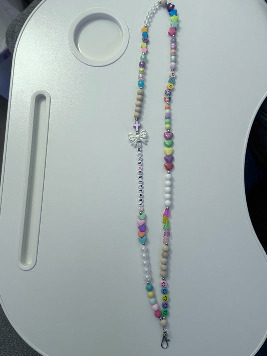 Name Beaded Lanyard