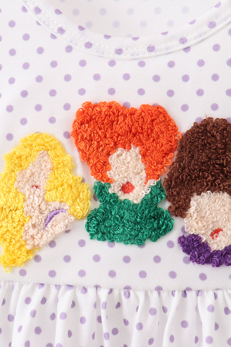 Enchanted Sisters French Knot Ruffle Bloomer Set