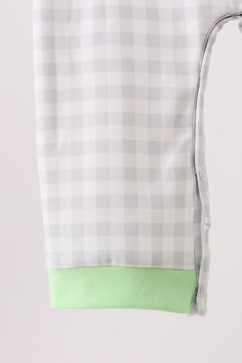 Enchanted Crew French Knot Gingham Romper