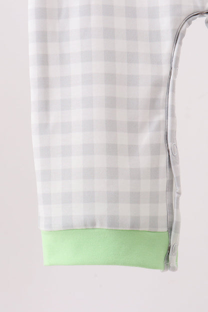 Enchanted Crew French Knot Gingham Romper