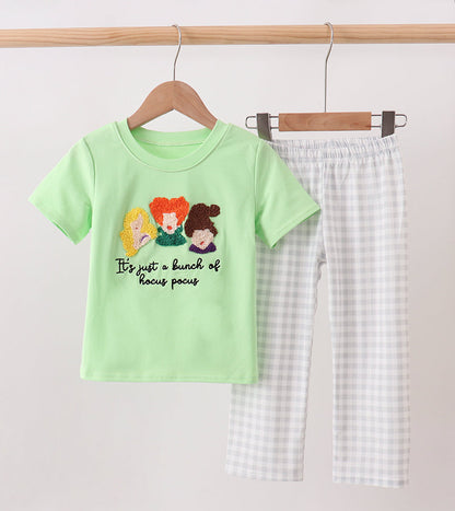 Enchanted Crew French Knot Pants Set