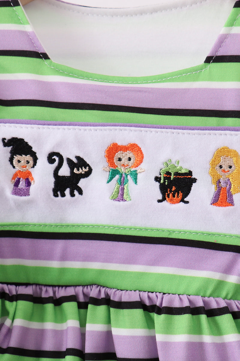 Spellbound Sisters Embroidered Bloomer Set