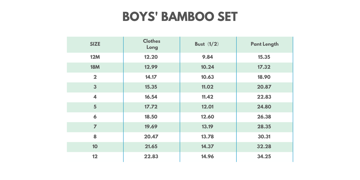 Blue puppy hunting bamboo pajama set